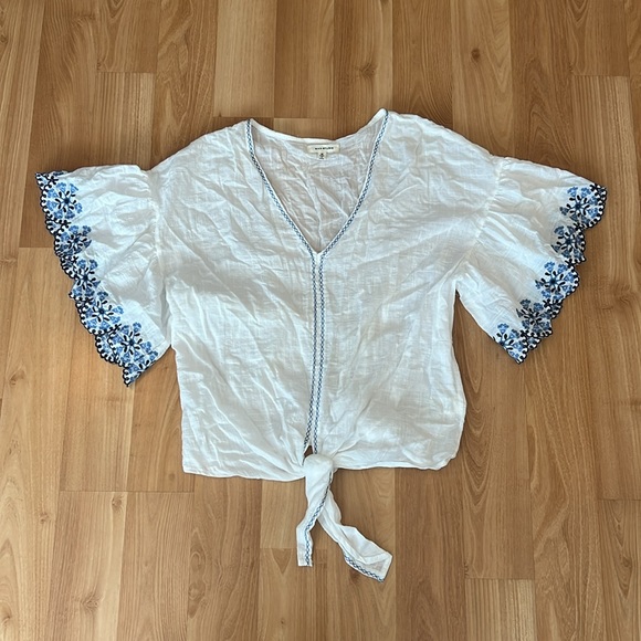 Max Studio Embroidered Blouse - Picture 2 of 15